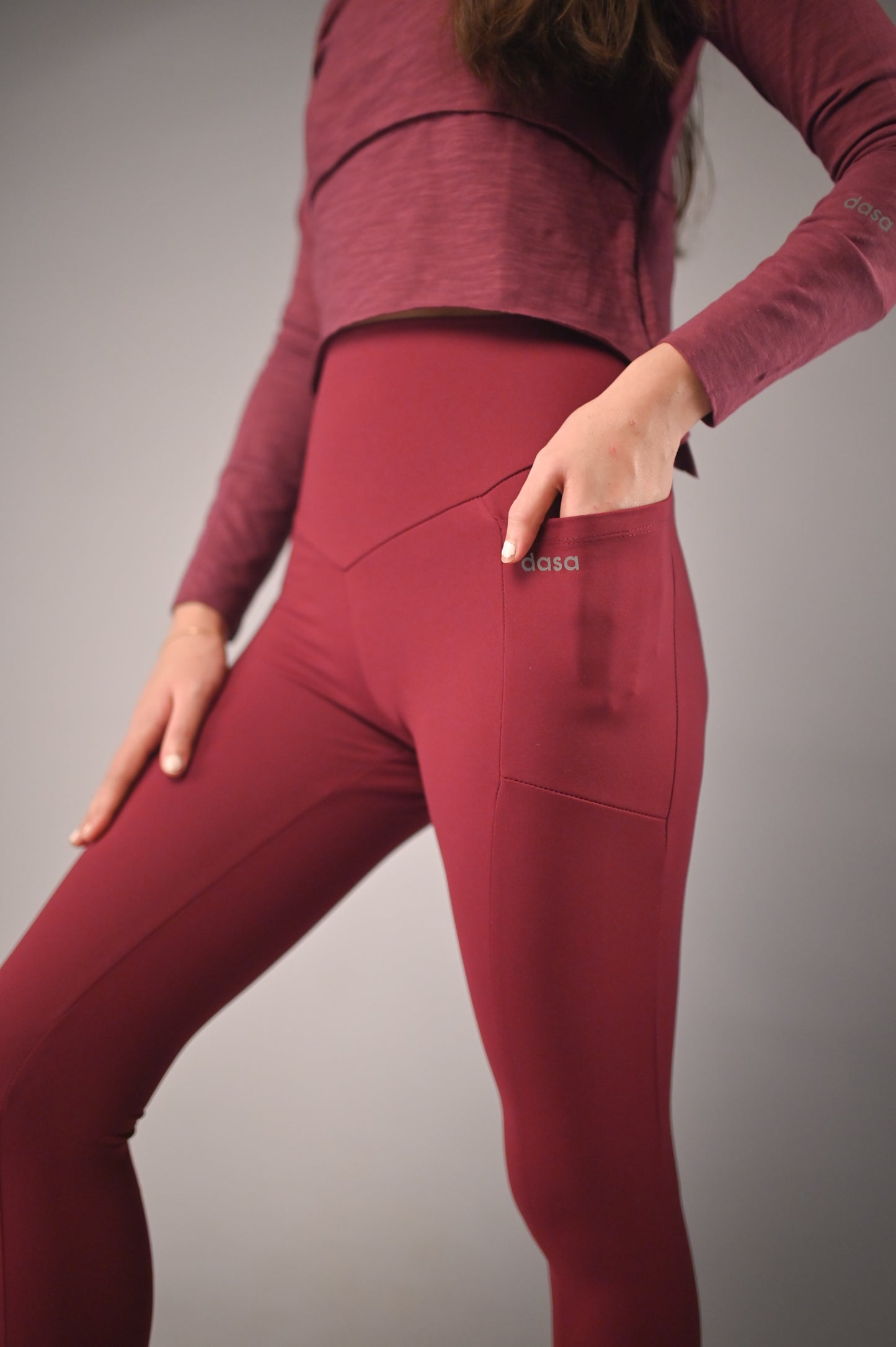 High waist ankle legging