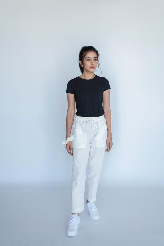 Linen pants - White